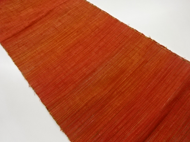 手織り紬織柄名古屋帯